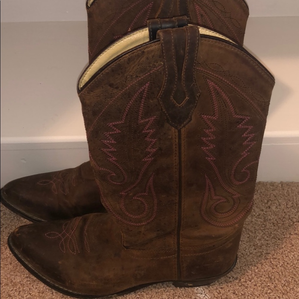 Cowgirl boots.